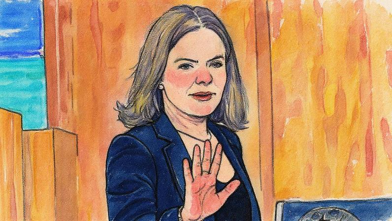 Ministra Gleisi Hoffmann comenta sobre a aprovação de anistia, afirmando que será um vexame internacional (Foto: Reprodução)