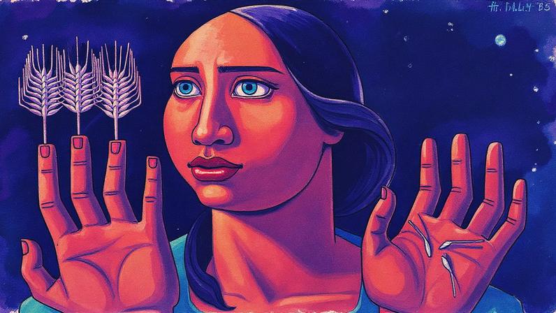 Pintura 'Sorpresa del trigo', óleo de Maruja Mallo de 1936 (Foto: Reprodução)