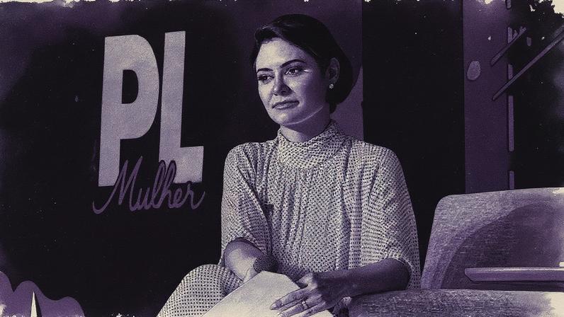 Michelle Bolsonaro participa de evento do PL (Foto: Reprodução)