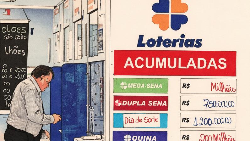 Apostas podem ser feitas de forma online ou nas lotéricas (Foto: Reprodução)