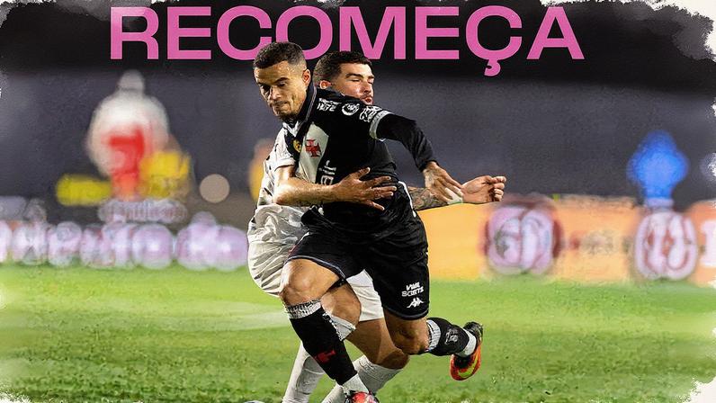 Vasco empata com o Ceará no final da partida (Foto: Reprodução)