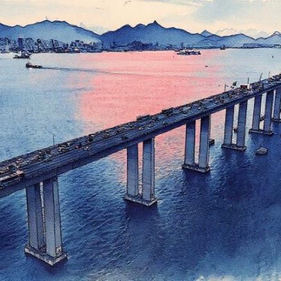 Ponte Rio-Niterói avalia nova faixa de acesso no sentido Rio para melhorar tráfego