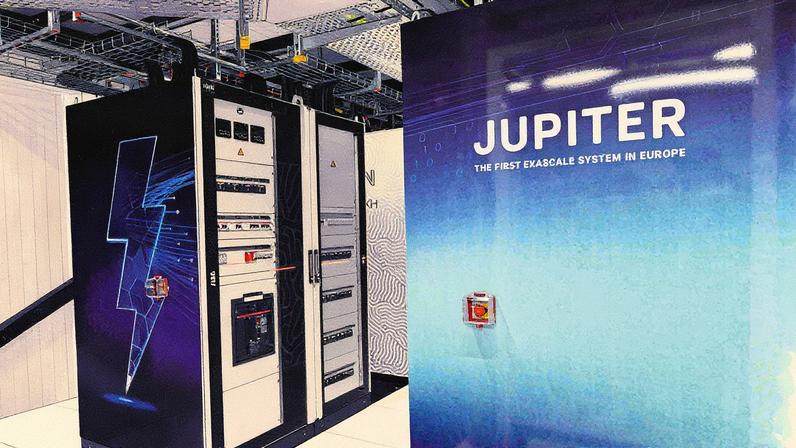 Supercomputador Jupiter em funcionamento (Foto: Reprodução)