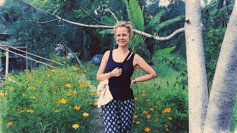 Autora em um passeio por uma ilha no Delta do Mekong, Vietnã (Foto: Reprodução)