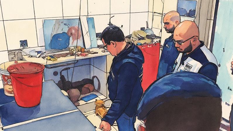 Ambiente sujo chamou a atenção dos fiscais (Foto: Reprodução)