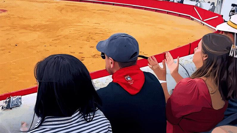 Influenciador francês Jeremstar é preso após invadir arena para protestar contra touradas (Foto: Reprodução)