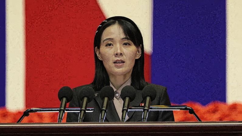 Kim Yo-jong, irmã mais nova de Kim Jong-un, aparece em uma foto (Foto: Reprodução)