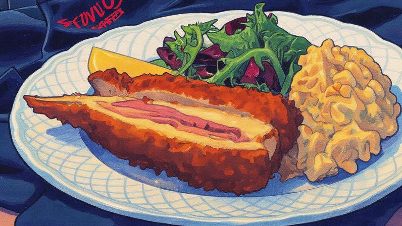 Cordon bleu em versão do clássico francês servido no Francese Brasserie (Foto: Reprodução)