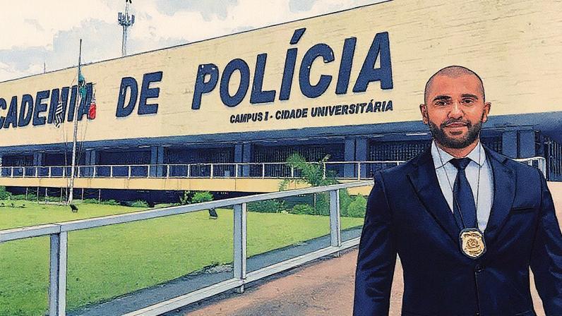 Investigador da Polícia Civil Caio Bruno, formado na Academia de Polícia em 2021 (Foto: Reprodução)