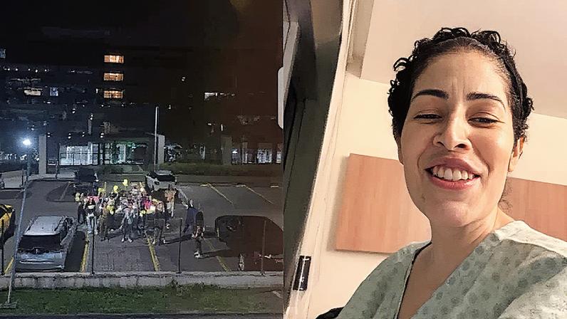 Dayrana Lima, que luta contra o câncer de Gist desde 2021 (Foto: Reprodução)