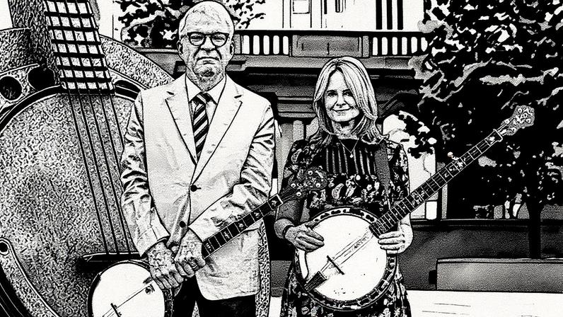 Steve Martin e Alison Brown se apresentam durante os prêmios IBMA de 2025 (Foto: Reprodução)