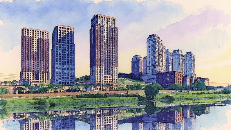 Prédio de 27 andares do Cidade Jardim Corporate Center, localizado na Avenida Magalhães de Castro (Foto: Reprodução)