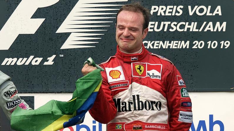 Rubinho foi duas vezes o segundo melhor piloto da F1 (Foto: AFP)