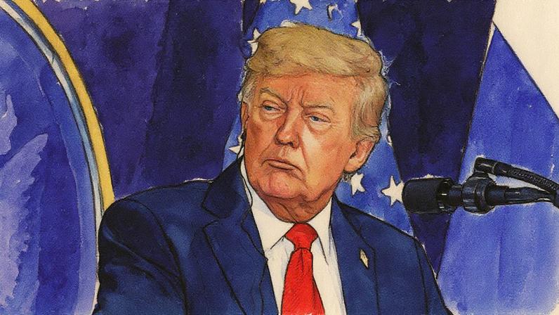 Donald Trump estabeleceu tarifas de 50% sobre produtos importados do Brasil (Foto: Reprodução)