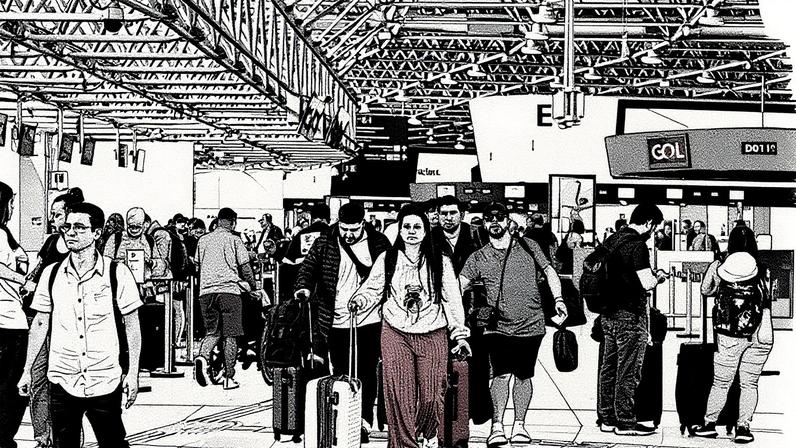 Aeroporto Tom Jobim, no Rio de Janeiro (Foto: Reprodução)