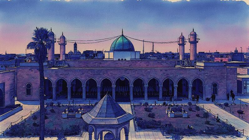 Mesquita Al-Nuri é vista na cidade de Mosul, Iraque, antes da visita do primeiro-ministro iraquiano Mohammed Shia al-Sudani (Foto: Reprodução)