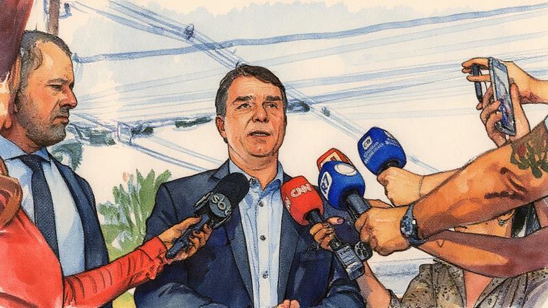 Flávio Bolsonaro discute anistia ampla e menciona candidatura de seu pai em 2026 (Foto: Reprodução)