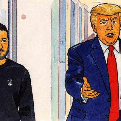 Zelensky e Trump se encontram para debater segurança da Ucrânia