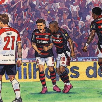 Flamengo vence Estudiantes, mas gol no fim deixa confronto em aberto na Libertadores