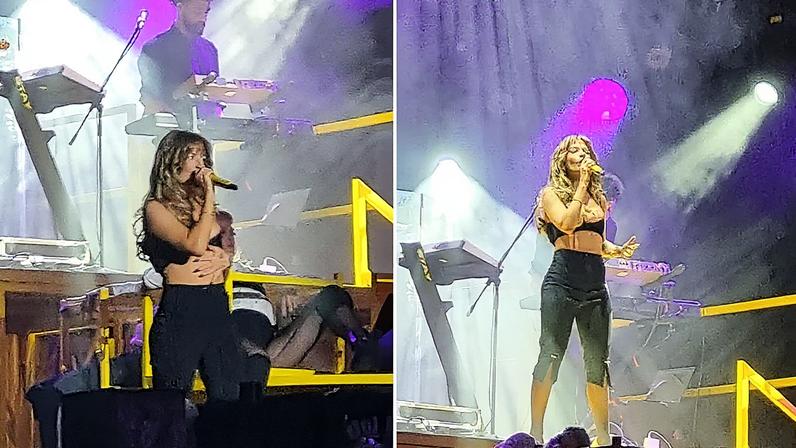 Luísa Sonza se apresenta em show no The Town 2025 (Foto: Reprodução)