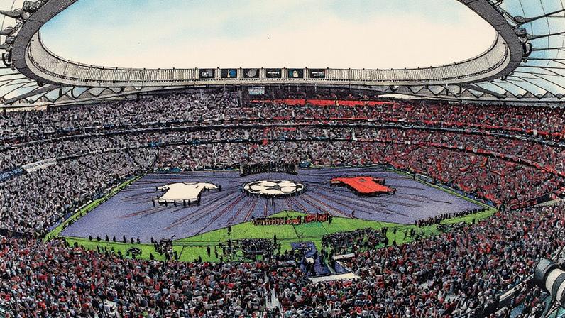 Estádio Metropolitano durante a final da Liga dos Campeões de 2019 (Foto: Reprodução)