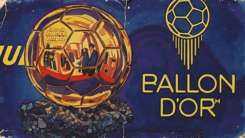 Troféu da Bola de Ouro em exibição (Foto: Reprodução)