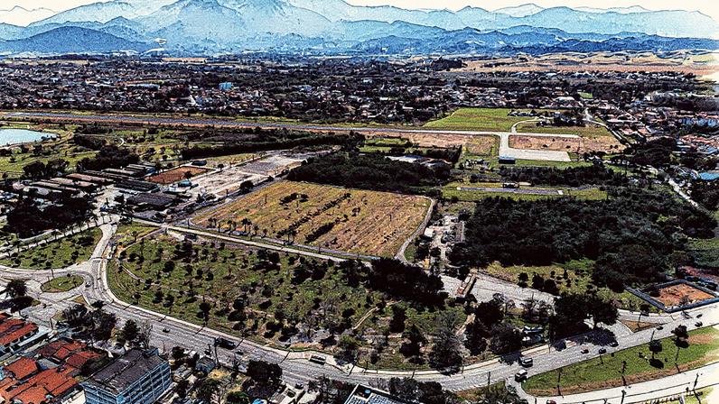 Terreno destinado à construção de uma arena em Resende (Foto: Reprodução)