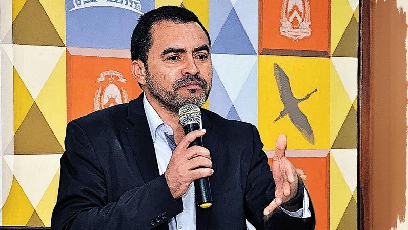 Wanderlei Barbosa em evento do Governo do Tocantins (Foto: Reprodução)