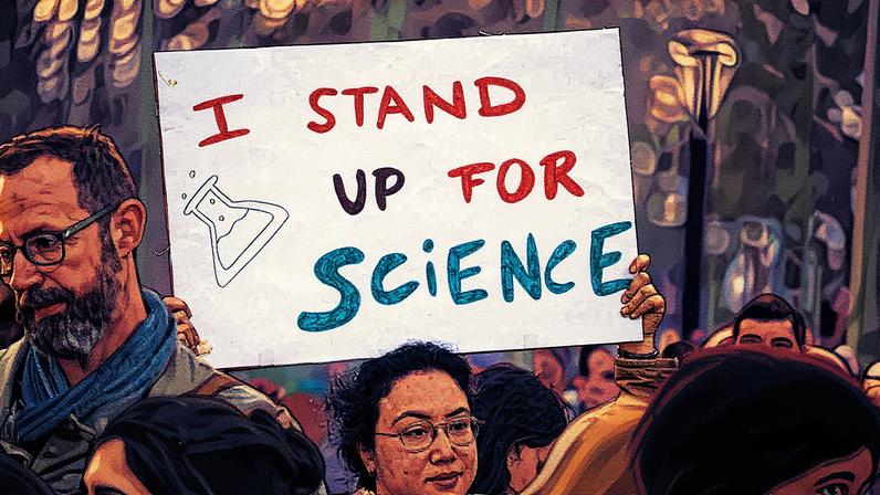 Mulher segura um cartaz durante protesto contra cortes (Foto: Reprodução)