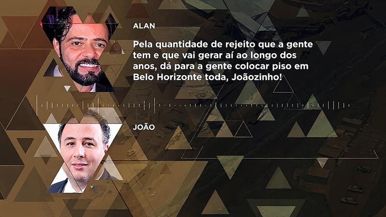 Mensagens trocadas entre envolvidos em mineração ilegal em Minas Gerais (Foto: Reprodução)