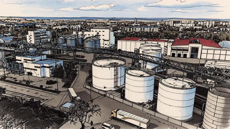 Tanques de armazenamento de petróleo em Alekseyevka, Rússia (Foto: Reprodução)