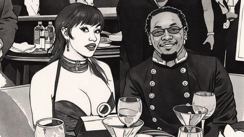 Cardi B afirma que Offset tem "ódio no coração" e expressa o desejo de que ele fosse uma "pessoa melhor" para que pudessem co-parentar de forma mais eficaz (Foto: Reprodução)