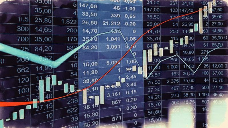 Gráfico diário de ações com dados financeiros (Foto: Reprodução)