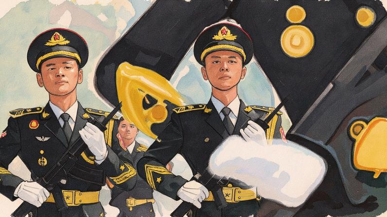 Militares chineses ensaiam para desfile em Pequim (Foto: Reprodução)