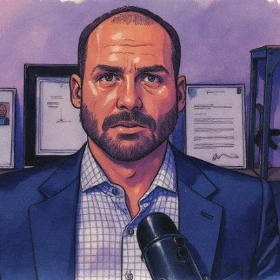 Eduardo Bolsonaro defende Fux e critica Moraes e Dino nas redes sociais antes do julgamento