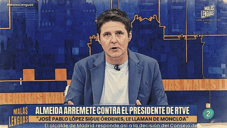 Jesús Cintora apresenta o programa 'Malas Lenguas' na La 1 (Foto: Reprodução)