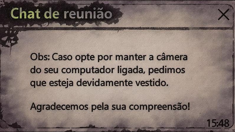 Opção aparece para atendimentos virtuais (Foto: Reprodução)