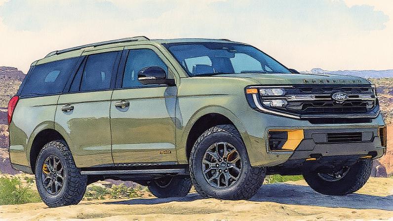 Expedição Ford Tremor 2025 em exibição (Foto: Reprodução)