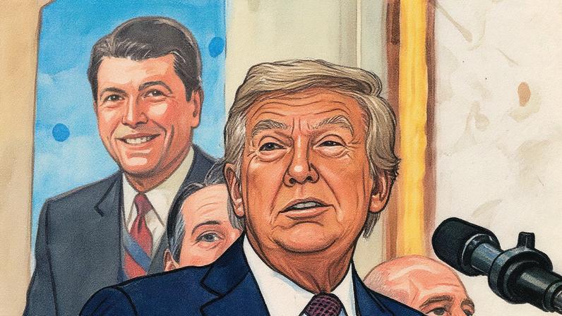 Presidente dos Estados Unidos, Donald Trump, faz um anúncio na Sala Oval da Casa Branca (Foto: Reprodução)