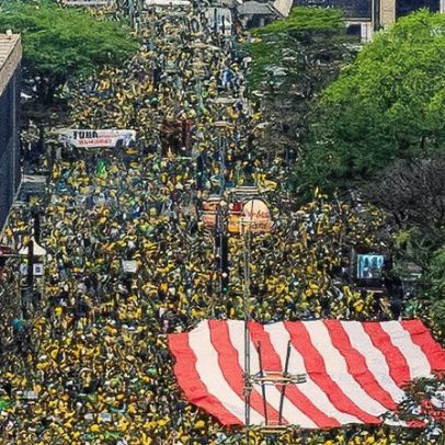 Bandeira dos EUA gera polêmica nas redes e gestão Nunes fala em 'fake news'