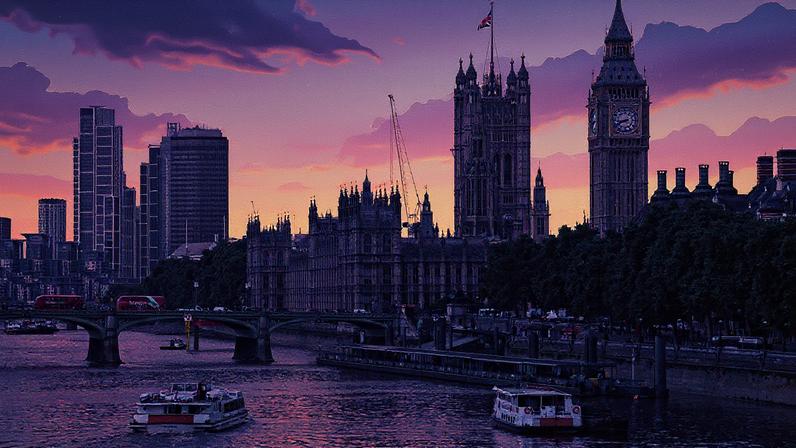 Barcos navegam pelo rio Tâmisa em Londres (Foto: Reprodução)