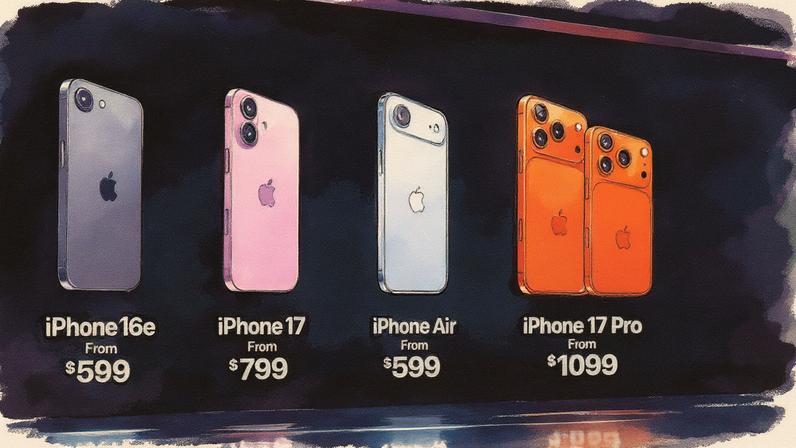 Preços do iPhone 17 (Foto: Reprodução)