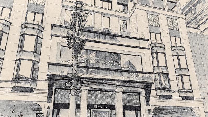 Sede do Banco Master em São Paulo, com a informação de que o Banco Central rejeitou a compra do Banco Master pelo Banco de Brasília (Foto: Reprodução)