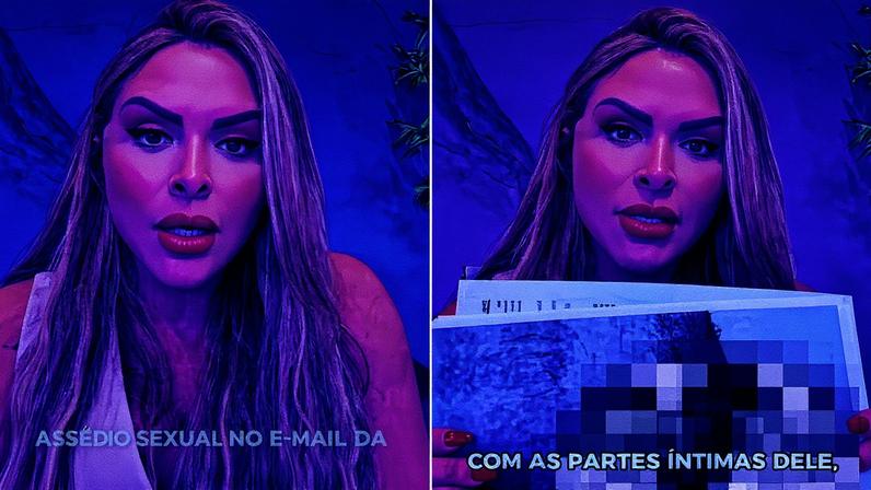 Deputada Silvye Alves fala sobre fotos de importunação sexual recebidas no e-mail da Câmara dos Deputados (Foto: Reprodução)