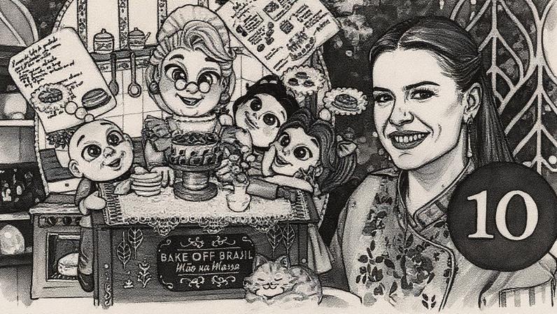 Beca Milano, jurada do 'Bake off Brasil', do SBT (Foto: Reprodução)