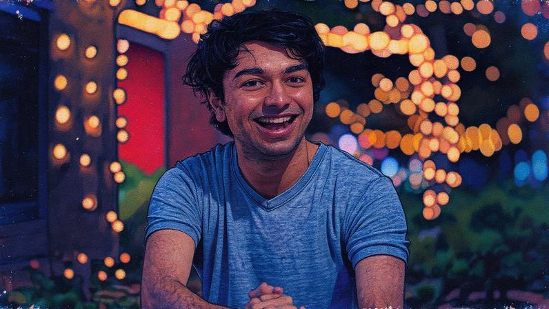 Homem identificado como Manoj Tumu, Engenheiro de Software da Meta, posando para uma foto (Foto: Reprodução)