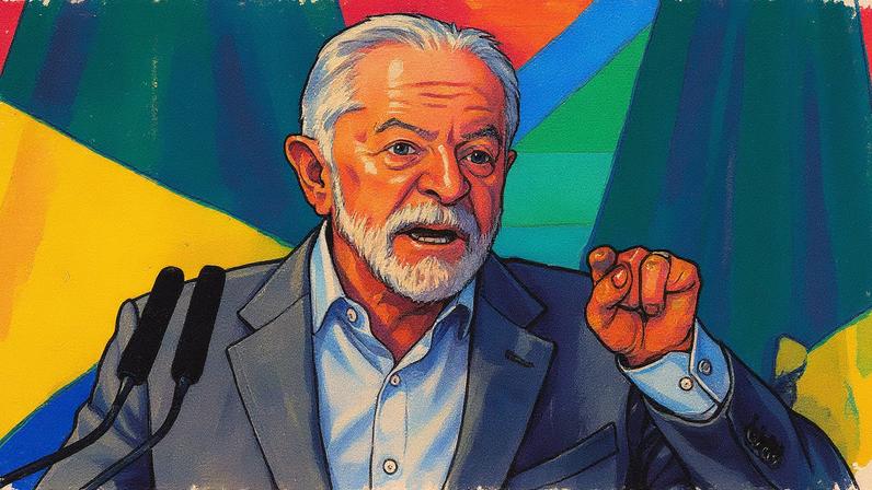 Presidente Lula durante evento no Palácio do Planalto, em Brasília (Foto: Reprodução)