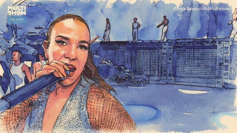 Ivete Sangalo se apresenta no The Town, em São Paulo (Foto: Reprodução)