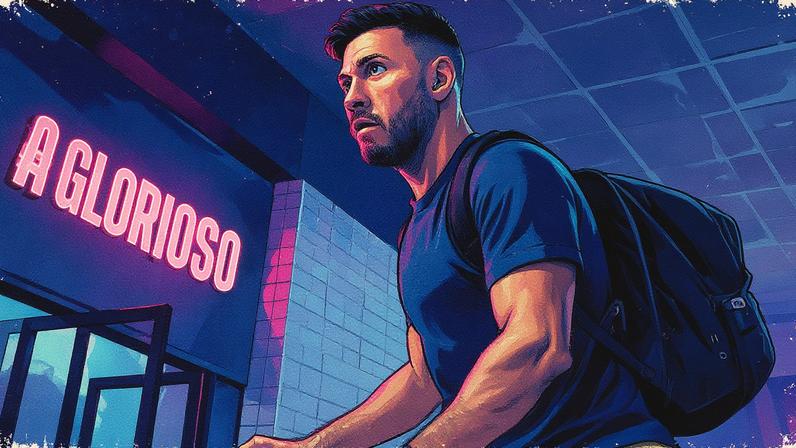 Técnico do Botafogo, Davide Ancelotti, em campo (Foto: Reprodução)