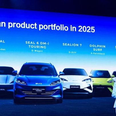 BYD expande operações na Europa e planeja mil lojas em 32 países até dezembro